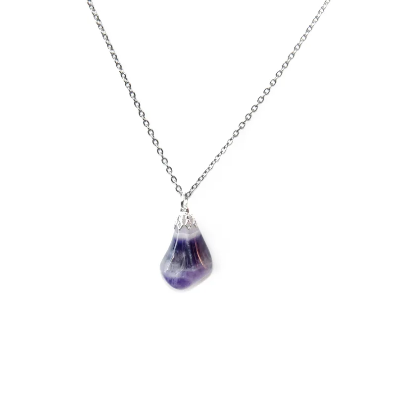 Amethyst gemstone necklace - Inner peace and spiritual awareness
