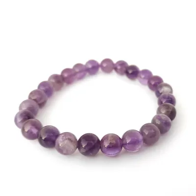 Amethyst bracelet (8mm) - Inner peace and spiritual awareness