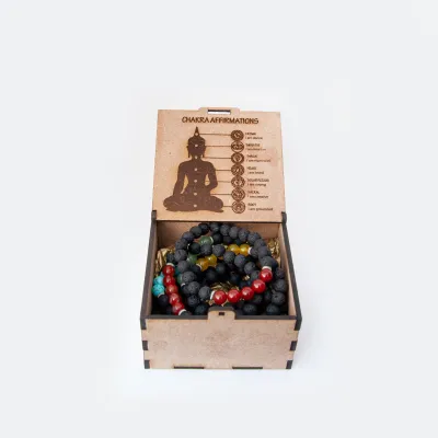 Chakra bracelets/affirmation set
