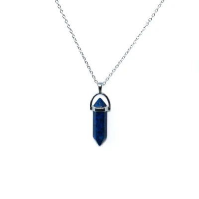 Lapis Lazuli pendant gemstone necklace - Wisdom &amp; Truth