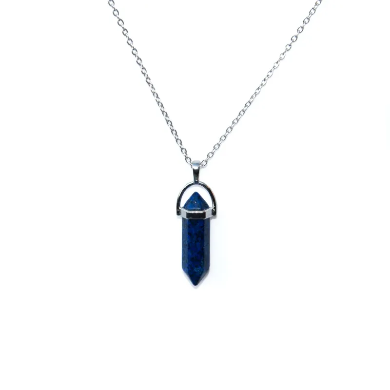 Lapis Lazuli pendant gemstone necklace - Wisdom &amp; Truth