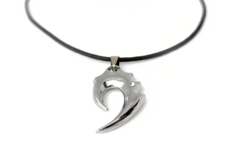 Rhinestone Tribal necklace (cord)