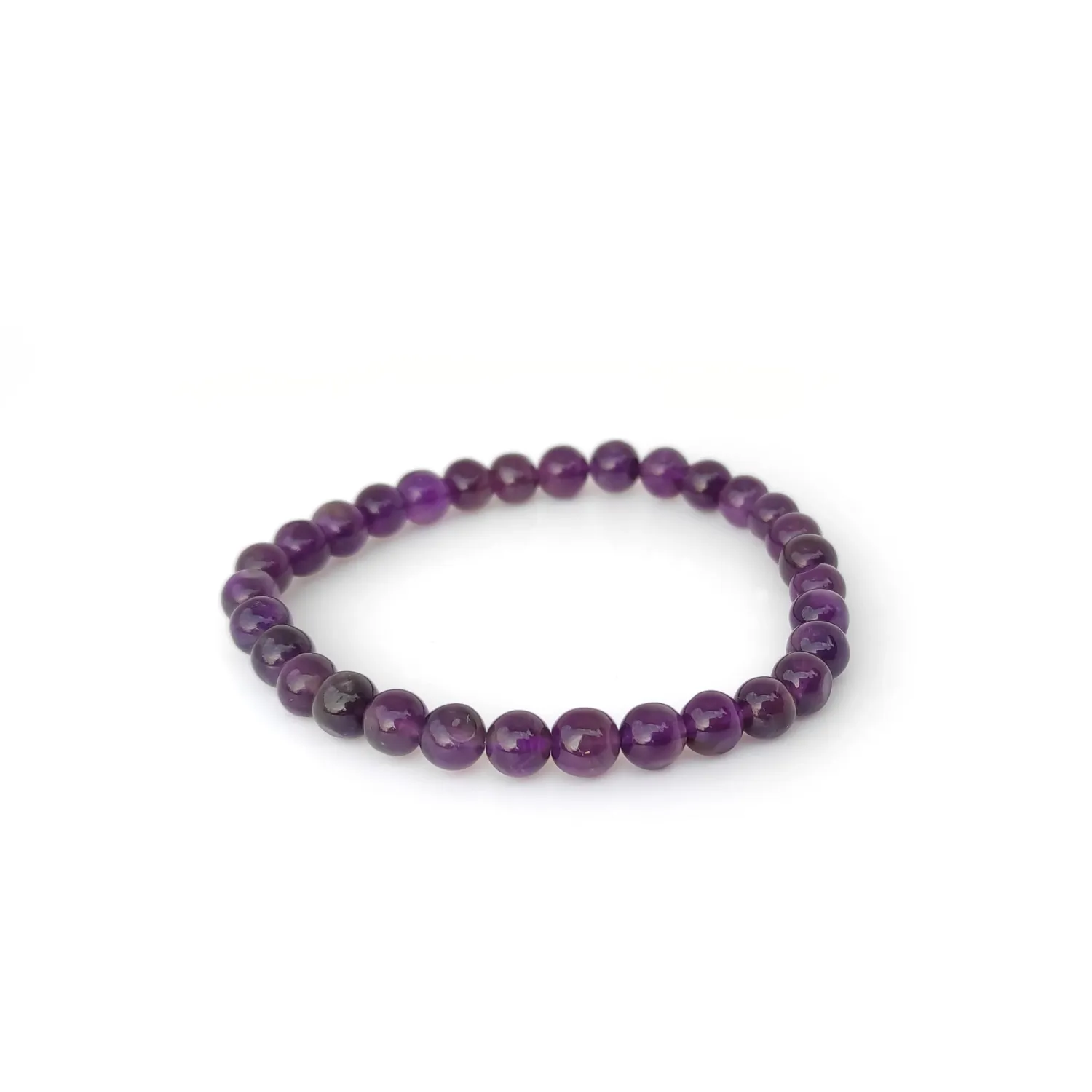 Amethyst bracelet (6mm) - Inner peace and spiritual awareness