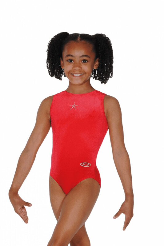 Zone Sparkle Velour Gym Leotard