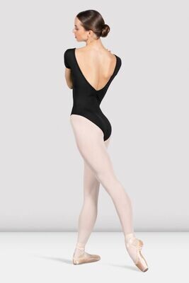 Bloch Penny Capped sleeved gathered leotard