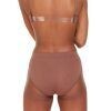 Seamless Clear Back Bra Silky