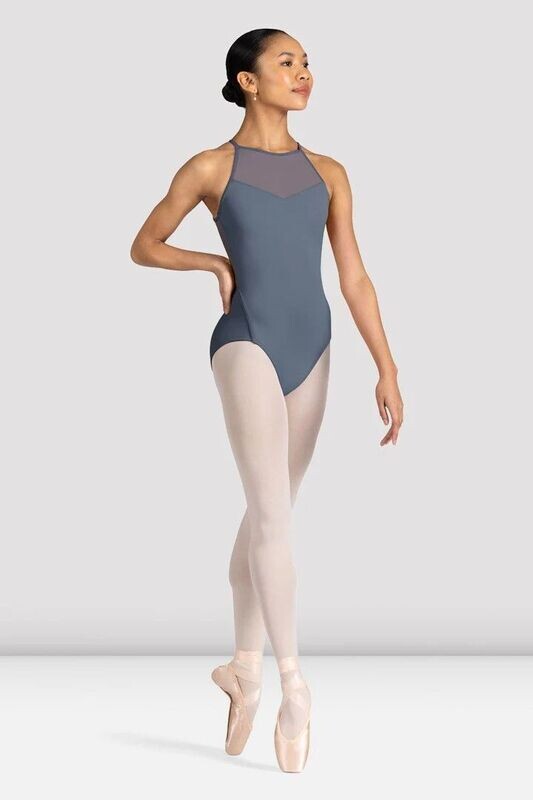 Bloch Cassia Floral Halterneck Open Back Leotard