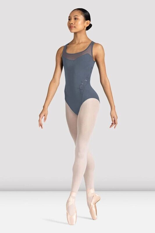 Bloch Azalea square neck mesh back leotard