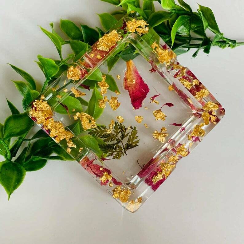 Ace Square Resin Ashtray