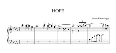 Hope -  Noten