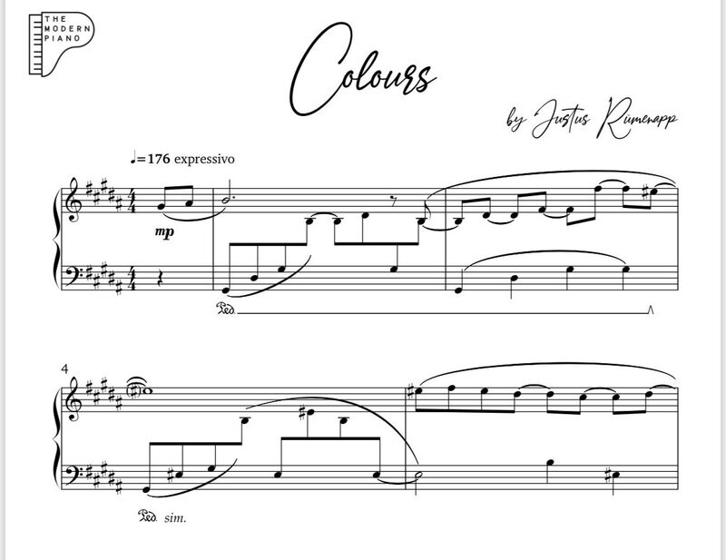 "Colours" Noten