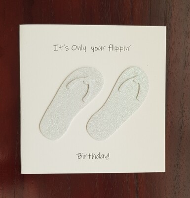 Flip flop Birthday card