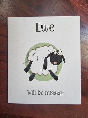 Ewe will be missed