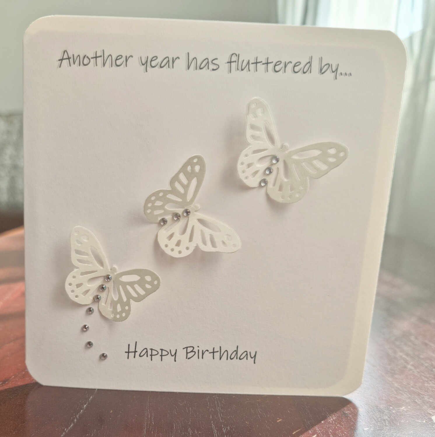 Another year has Fluttered by!  - Birthday card