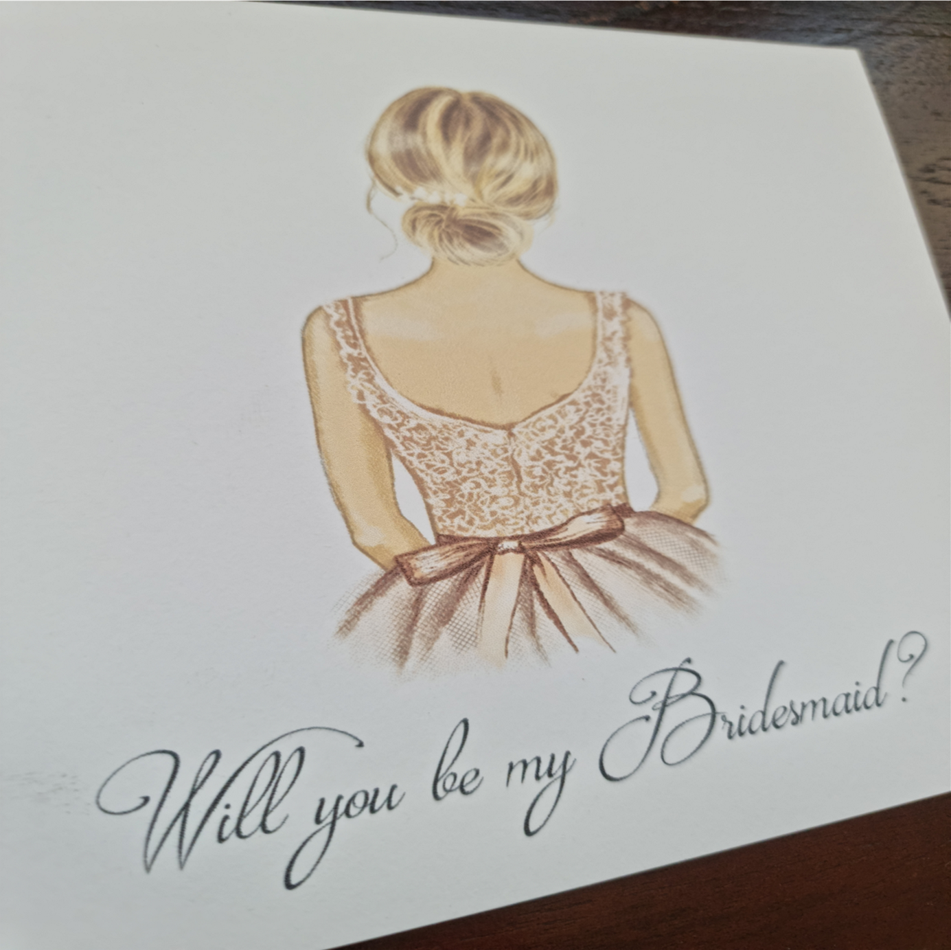 Will you be my Bridesmaid? - Personalised card