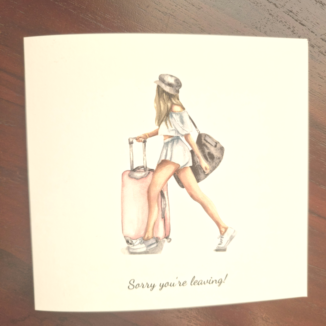 Sorry you're leaving card