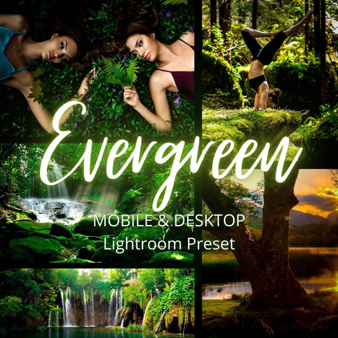 EVERGREEN | Mobile &amp; Desktop Lightroom Preset