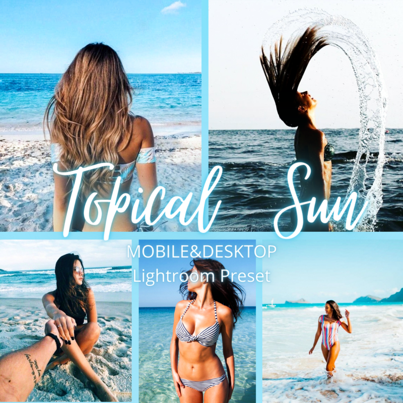 TROPICAL SUN | MOBILE&amp;DESKTOP Lightroom Preset