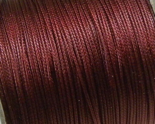 Filo di cotone sintetico Rosso scuro 05-1-1,5 mm