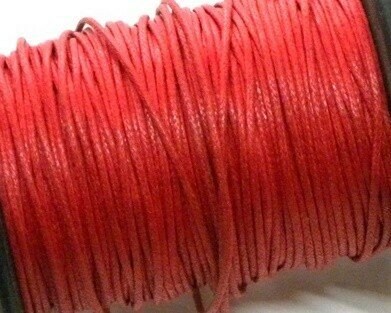 Cotone cerato Rosso 1 mm-10 mt