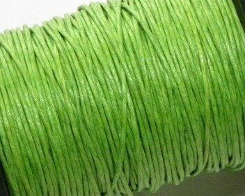 Cotone cerato Verde Chiaro 1 mm-10 Mt
