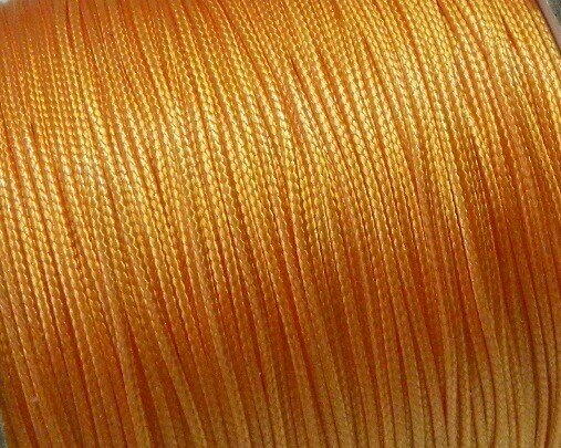 Filo di cotone sintetico Arancio lucido 05-1-1,5 mm