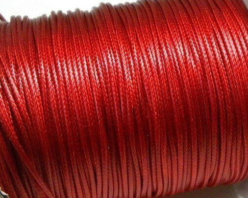 Filo di cotone sintetico Rosso 1-1,5-2 mm