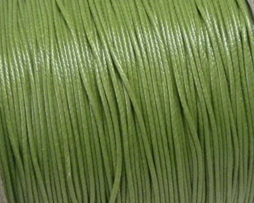 Filo di cotone sintetico Verde salvia 1-1,5 mm