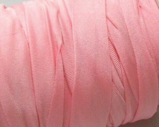 Fettuccia elastica piatta rosa 2,5 mt