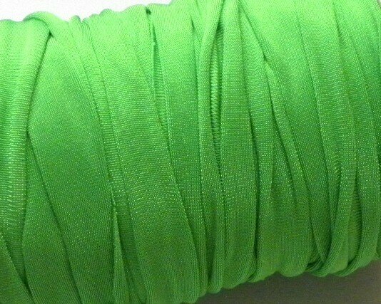 Fettuccia elastica piatta Verde