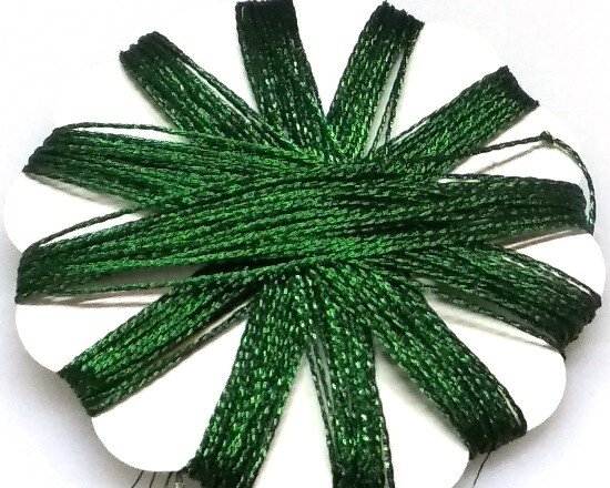 Filo di cotone Metallico Verde