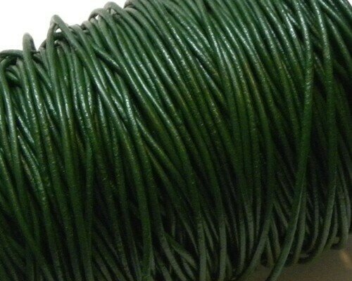 Cordone di Cuoio 1,5 mm Verde
