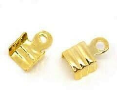 Chiusure terminali 7,5x4 mm Oro