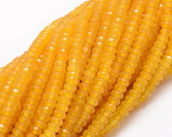 Giada abaco sfaccettato Giallo