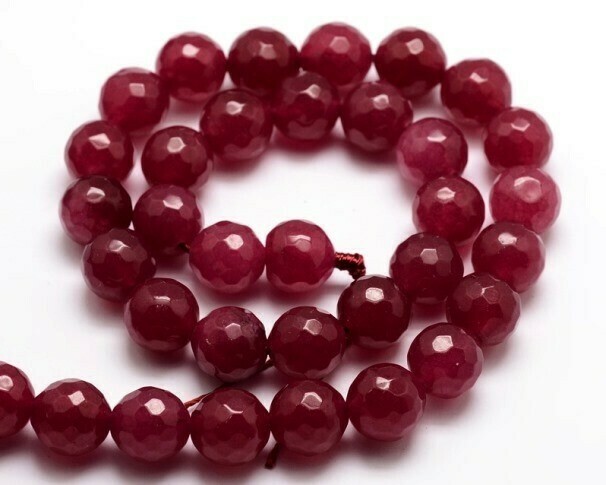 Giada rosso ciliegia 10mm