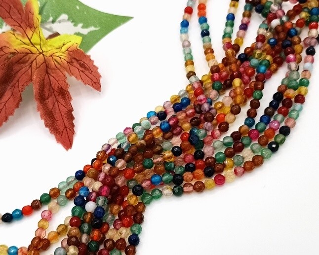 Pietre dure Agata Multicolor CC 4mm