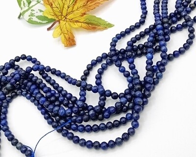 Lapislazuli tondo 4 mm