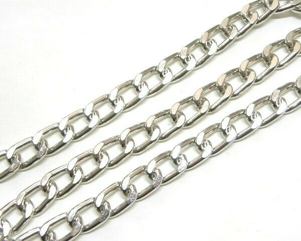 Catena Piatta 14x9,5 mm Silver