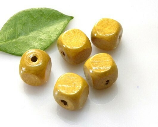 Cubetti di legno Crema 13 mm