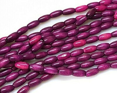 Perle di legno Oliva viola 14,5x7,5 mm