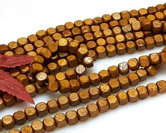 Cubetti di legno cammello 7 mm