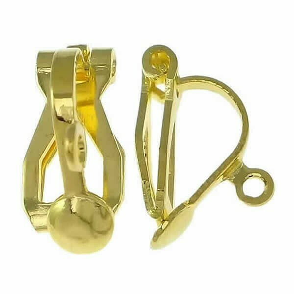 Base Clip con gancio per pendente oro-metal
