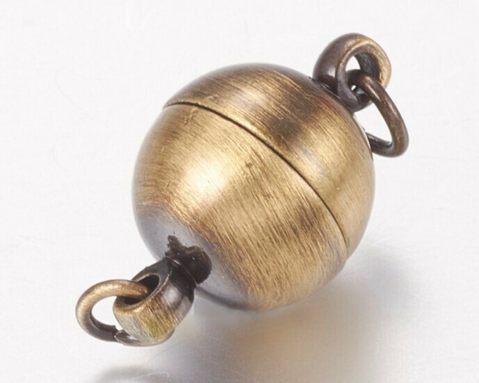 Chiusura calamita ad anelli Bronzo 10 mm
