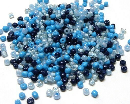 Perline Blu Mix 4/5