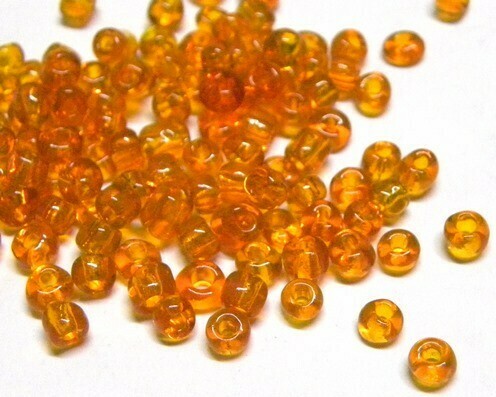 Perline Arancio Trasparente 4/5