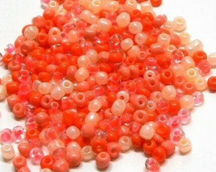 Perline Arancio Corallo 4/5