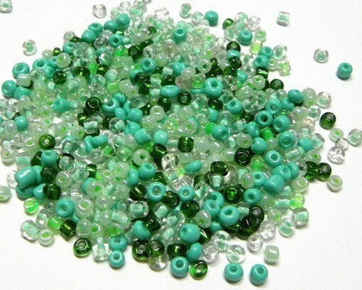 Perline Verde Mix 4/5