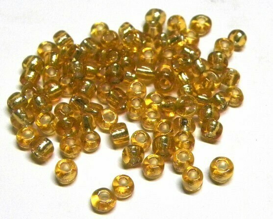 Perline Ambra Argento 4/5