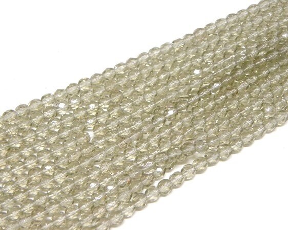 Cristalli ovali 4 mm Grigio