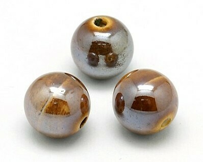 Sfere di ceramica Marrone 12 mm